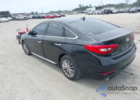 2015 Hyundai Sonata Limited z USA, uszkodzony, nr VIN 5NPE34AF0FH097056